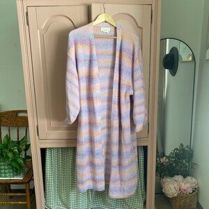 Anthropologie Long Open Cardigan